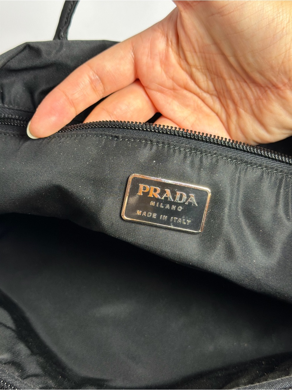 Prada Tessuto Black Nylon Tote Bag - Picture 15 of 16